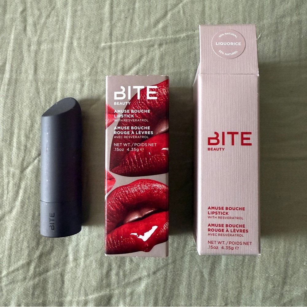 Bite Beauty Amuse Bouche Lipstick in Liquorice, Discontinued